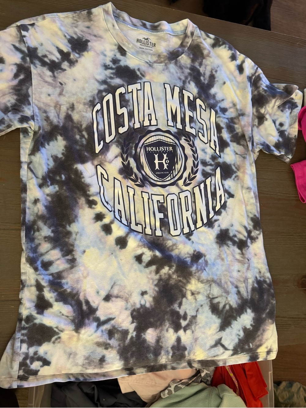 Hollister Gray Logo Cotton Tee